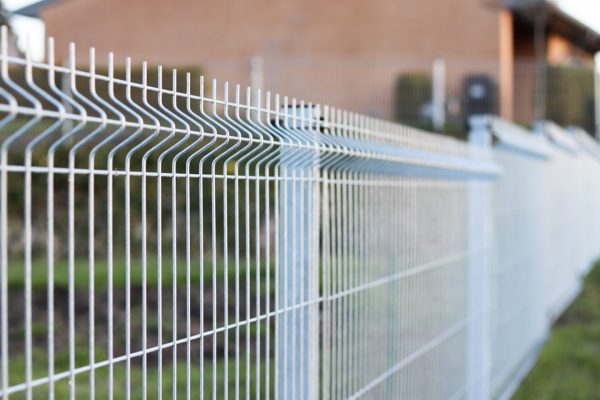 DPanelhegnGalvaniseretInkl.Stolper
