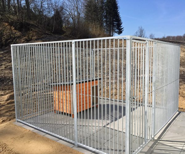KompletHundegård Galvaniseretbalusterafstandcm