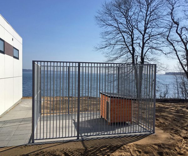 KompletHundegård Galvaniseretbalusterafstandcm