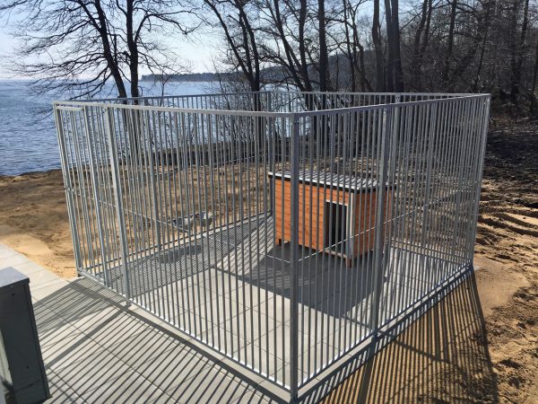 KompletHundegård Galvaniseretbalusterafstandcm