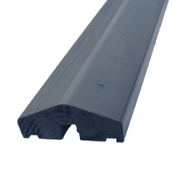 Jima Hegnsystem – Kantet Topprofil 210cm sort Jima Hegnsystem – Kantet Topprofil 210cm sort