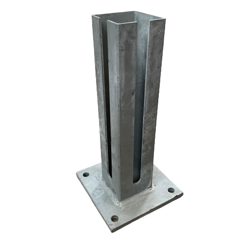 Stolpeforankring til 80x80mm stålstolper